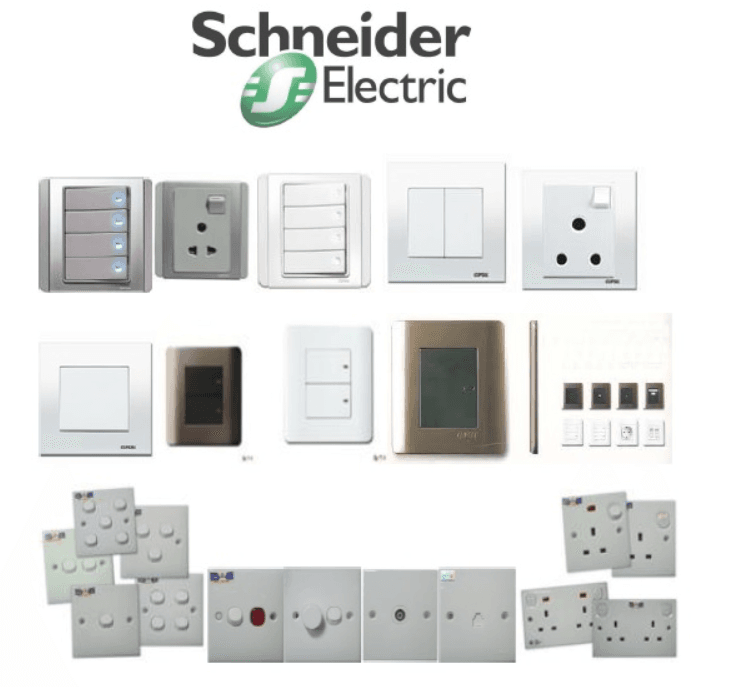 Schneider Electric Complete Range Available Clipsal X presents the most stylish and vibrant range of switches and sockets which will enhance the style quotient of any space. If you have any query please feel free to contact us.